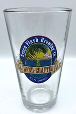 Green Flash Brewing Company Fine Hand-Crafted Ales San Diego Beer Pint Glass picture