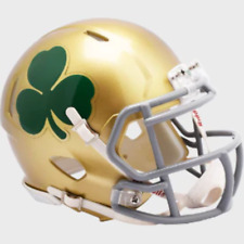 Notre Dame Shamrock Fighting Irish NCAA Riddell Speed Mini Helmet New in Box picture
