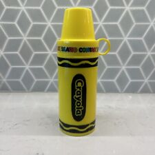 2003 Vintage Yellow CRAYOLA Crayon Shaped THERMOS - Holds 11 1/2 Ounces picture