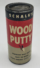 Vintage 1947 SCHALK'S Wood Putty- Unopened. Please View Photos. picture
