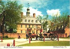 Royal Governor's Palace Impressive Mansion in Williamsburg, Virginia Postcard picture