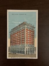 Indianapolis IN Indiana Hotel Severin Street Scene Old Cars Vintage Postcard picture