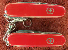 Lot of Two Red Victorinox Huntsman Swiss Army Knife 2 picture