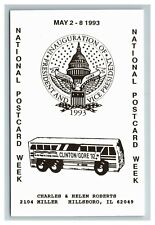 National Old Postcard Week Clinton/Gore '92 Bus May 2-8 1993 Old Postcard picture