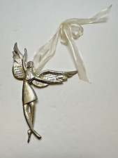 Pewter Serenity Angel with Coco Chanel Quote Born Without Wings picture