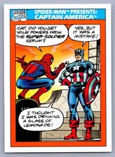 1990 Impel Marvel Universe Spider-Man Presents: Captain America #157 picture