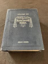 1936 John F Rider Perpetual Trouble Shooters Manual Volume VII RCA Arcturus Tube picture
