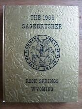 The 1966 Sagebrusher Rock Springs, Wyoming High School Yearbook picture