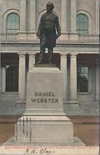 Postcard Daniel Webster's Monument State House Grounds Concord NH  picture