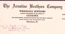 1919 CLEVELAND OHIO ARNSTINE BROTHERS COMPANY JEWELERS BILLHEAD INVOICE Z164 picture