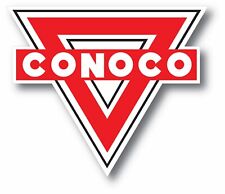 VINTAGE CONOCO OIL GAS GASOLINE SUPER HIGH GLOSS OUTDOOR 3.5 INCH DECAL STICKER  picture