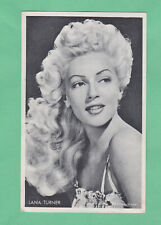 1947  Lana Turner  Movie Star Card Kwatta Film Stars  C 25  Rare picture