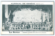 Mont Blanc Switzerland Postcard Kursaal De Geneva Restaurant Concerts 1910 picture