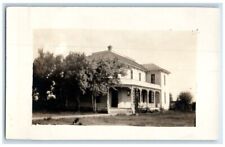 c1910's Fred Brown Residence Home View Wilcox Nebraska NE RPPC Photo Postcard picture