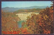 LMH Postcard HIWASSEE DAM Lake Reservoir TVA Tennessee Valley Auth. Murphy 1960s picture