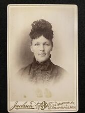 Grand Rapids Michigan MI Pretty Woman Antique Cabinet Photo picture