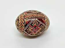 Painted Easter Egg made of wood. Handmade by a famous master in Ukraine picture