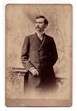 CIRCA 1880s CABINET CARD F.W. GUERIN HUGH DINSMORE CONGRESSMAN FROM ARKANSAW picture
