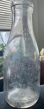 Vintage MAINE DAIRY Embossed Quart Milk Bottle Portland, Maine picture