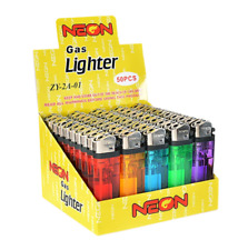50 Disposable Lighters Bulk Wholesale Lot  With Free Stand For Convenience Store picture