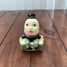 Vintage Hand-Painted HUMPTY DUMPTY Porcelain Hinged TRINKET BOX picture