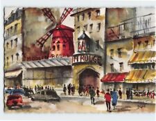 Postcard Pigalle, le Moulin Rouge, Paris, France picture