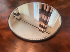 Antique Victorian Silver Plated Beveled Plateau Mirror Vanity Tray 10