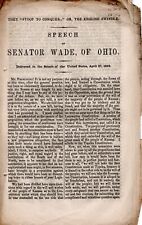 They Stoop to Conquer; or The English Swindle - Speech of Senator Wade, of Ohio picture