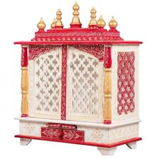 Handcrafted Wooden Temple Mandir Pooja Ghar Mandap For Worship Home Decor Art picture
