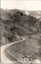 RPPC Mount Logan from Kenosha Pass, Colorado- 1950 Sanborn Photo Postcard picture