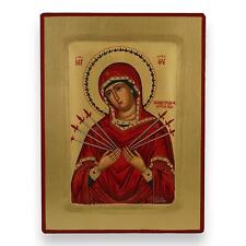 Softener of Evil Hearts Icon - Premium Handmade Greek Orthodox Byzantine Icon picture