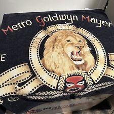 Vintage MGM Studios Lion Roar Beach Towel Black 31”x58” Metro Golden Mayer picture