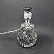 Table Lamp Modern Faceted Cut Crystal Orb Budoir Table Lamp No Lamp Shade picture