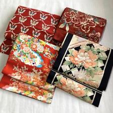 Nagoya Obi For Remake Set Of 4 Antique Kimono picture