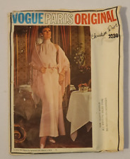 Vintage 1969 Vogue Paris Originals Sewing Pattern Christian Dior 2230 Uncut Sz10 picture