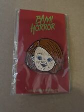 Child’s Play Chucky BAM BOX Horror ENAMEL PIN 80s picture