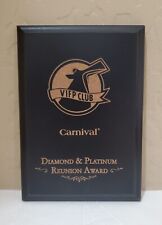 Carnival Cruise Line VIFP CLUB PLAQUE ~ Diamond & Platinum Reunion Award picture