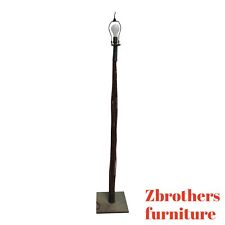Custom Black Smith Wrought Iron Willow Branch Floor Pole Lamp picture