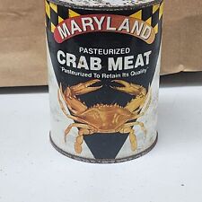 My Maryland Jumbo Lump Crab Meat Empty Tin -Good Condition- picture