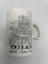 OBAN West Highland Malt Whisky Mug Dunoon Pottery Scotland Rare Coffee Tea Drink picture