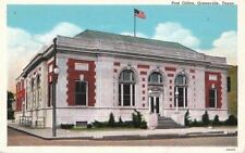 Postcard Post Office Greenville Texas picture