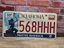 VINTAGE Oklahoma License Plate 568HHH picture