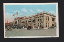 USA 97 American postcard Iowa Union Station Des Moines picture
