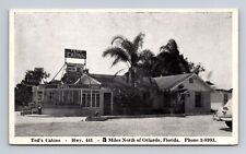 Orlando FL-Florida, Ted's Cabins Advertising, Vintage Postcard picture