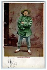 1906 A Chinese Highbinder Secret Society Assassins Posted Antique Postcard picture