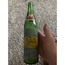 7UP Commemorative Bottle 1973 Notre Dame Fighting Irish National Champion Empty picture