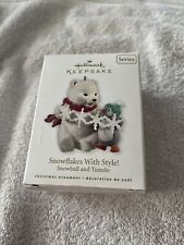 HALLMARK 2010 SNOWFLAKES WITH STYLE SNOWBALL AND TUXEDO KEEPSAKE ORNAMENT  picture