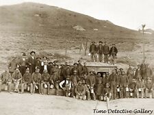 Miners at the Standard Mine, Bodie, California - c1900 - Historic Photo Print picture