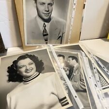 vintage black & white Headshot Photos And Press Release Photos Lot picture