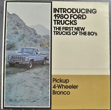 1980 Ford Truck Brochure Pickup Bronco 4x4 Ranger Excellent Original 80 picture